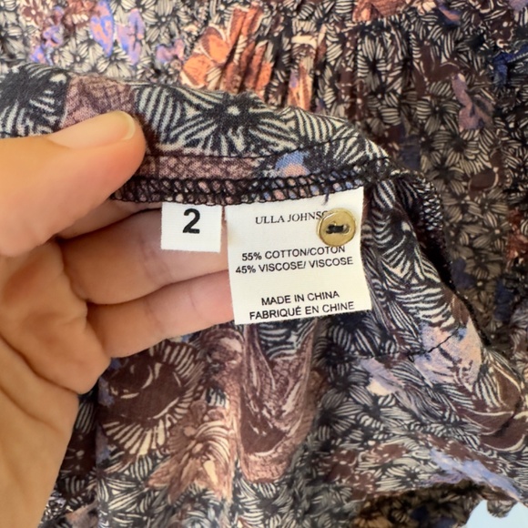 Ulla Johnson Delia Midi Dress – Size 2 – Jet Sunburst Floral - Picture 4 of 6